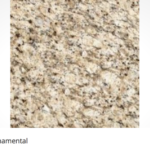 Giallo Ornamental slab/edge